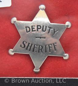 6-point star "Deputy Sheriff" lawman badge