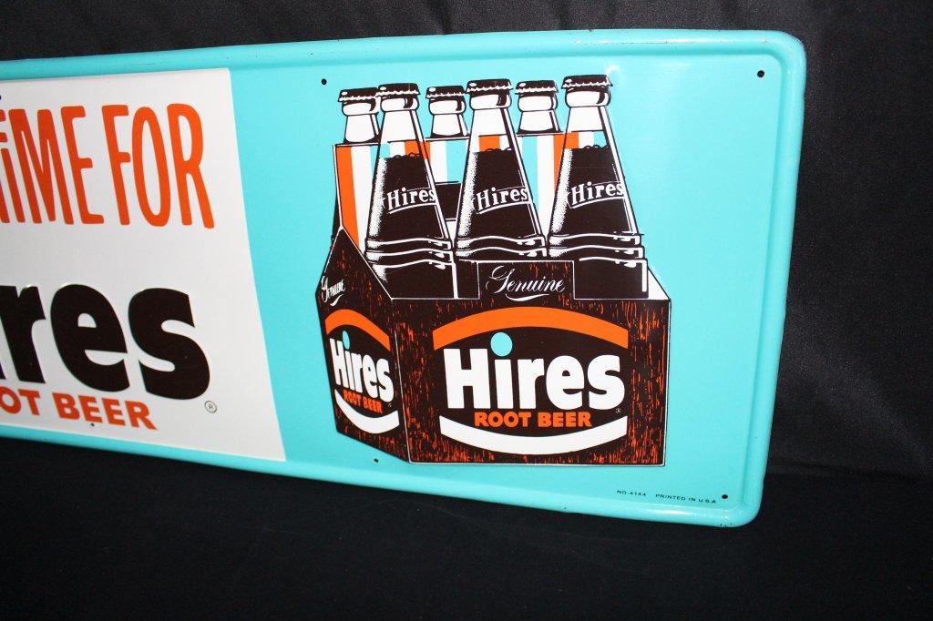 HIRES ROOT BEER 6 PACK SODA POP TIN SIGN