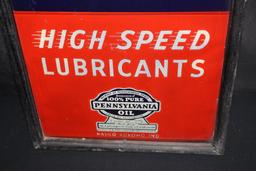 WAVERLY HIGH SPEED LUBRICANTS OIL SIGN