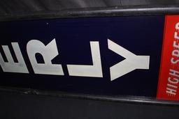 WAVERLY HIGH SPEED LUBRICANTS OIL SIGN