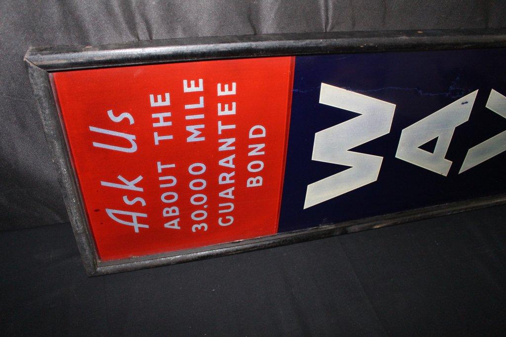 WAVERLY HIGH SPEED LUBRICANTS OIL SIGN
