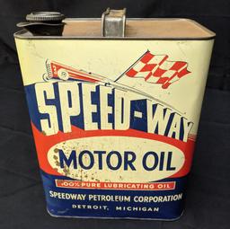 2 GAL OIL CAN SPEED WAY PETROLEUM CORP DETROIT MI