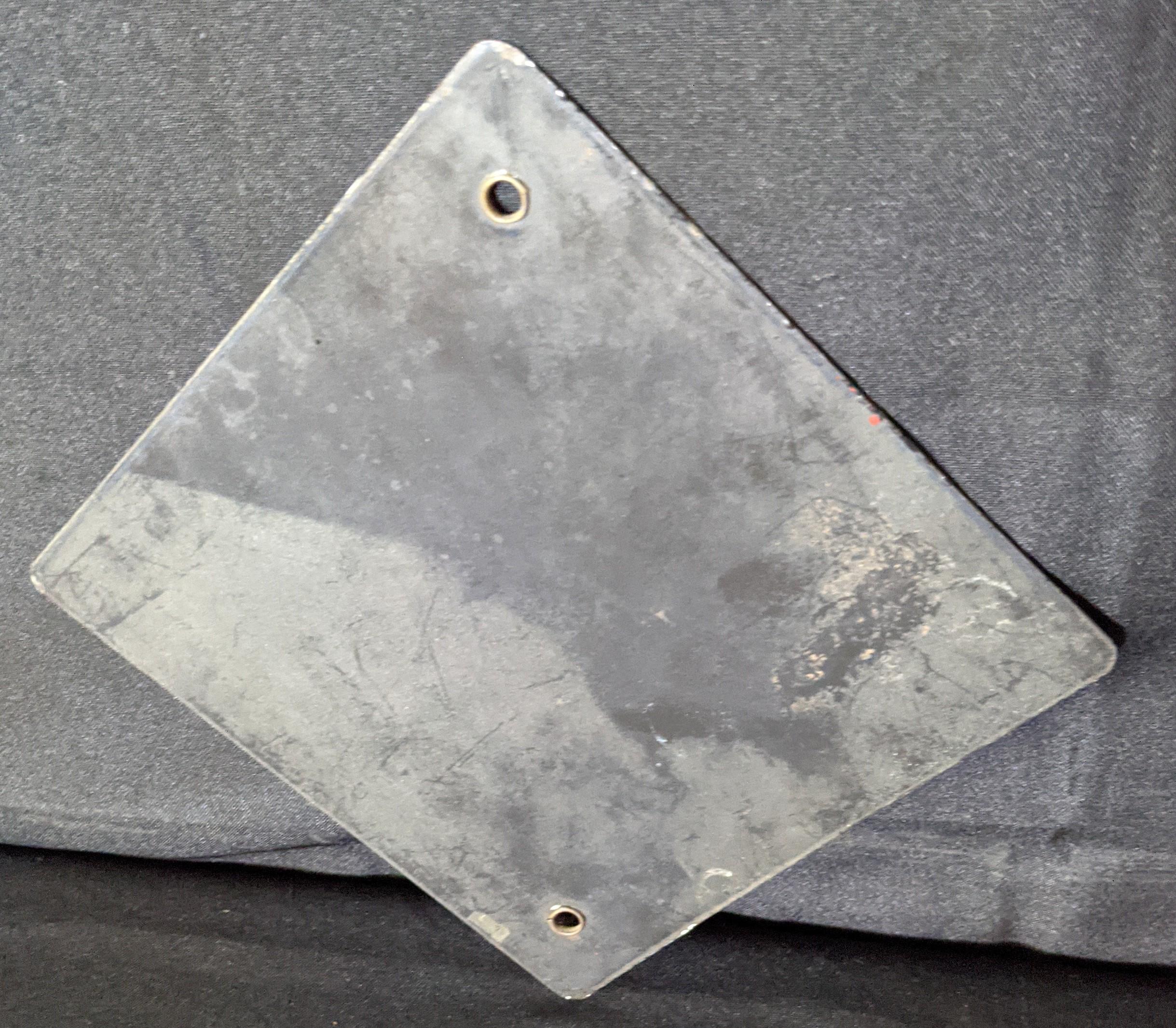 PORCELAIN SIGN AIR EXPRESS RAILWAY EXPRESS AGENCY