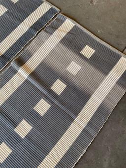 Set area rugs. 7' x 27" each