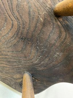 Antique 19th century bow back chair. Stamped either in the back or bottom of chair. See pic