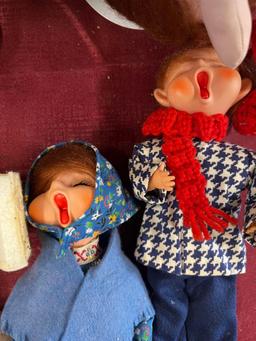 Assorted vintage dolls. 5 pieces
