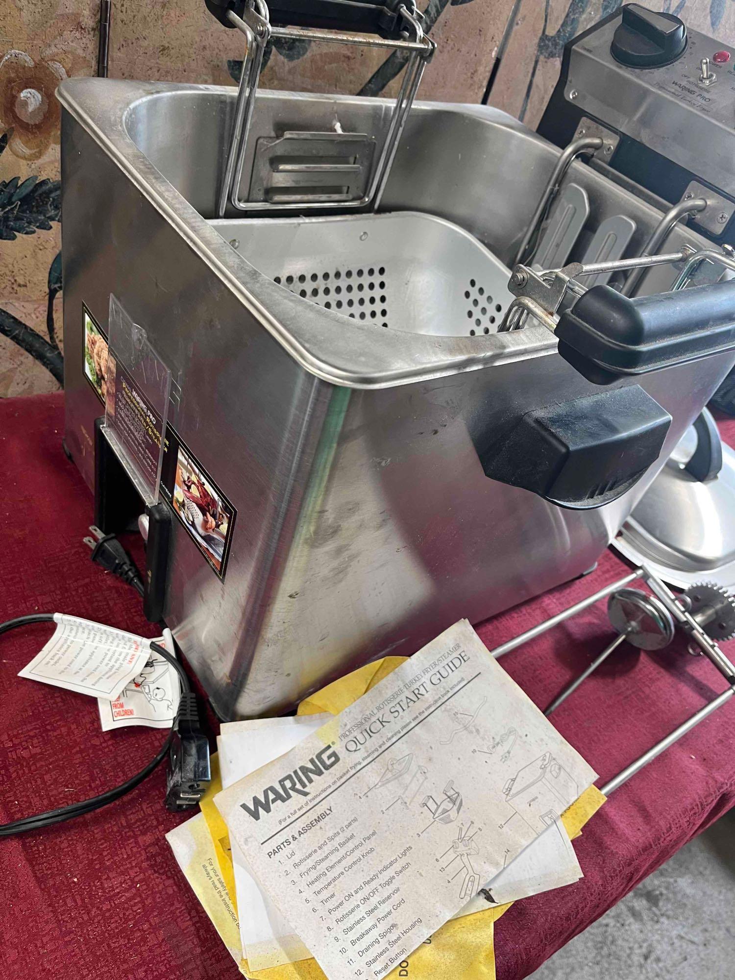 Waring professional turkey fryer/steamer