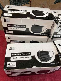 New AW disposable face mask. 6 boxes 50 pieces in each box