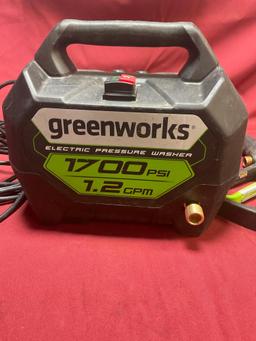 Greenwood's Electric Pressure Washer, unit & gun only , turned on
