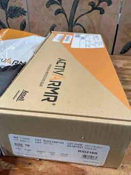 New Ansell Activrmr size 10, black electrical gloves