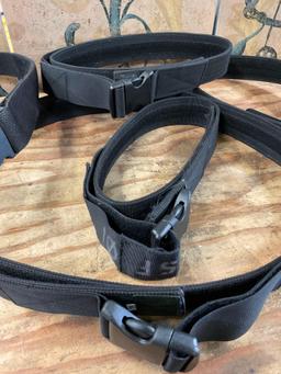 Reinforced web duty belts. 5 pieces