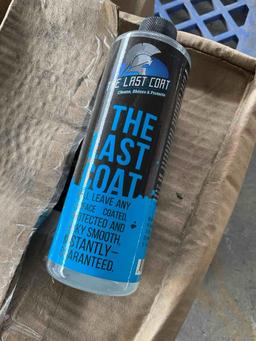 The Last Coat 16oz product. 12 bottles per box, 2 boxes. Exp 6/30/24