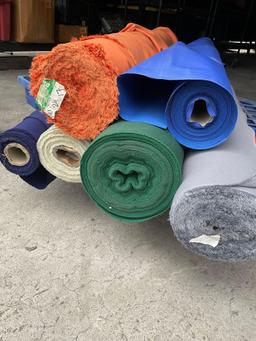 6 rolls of assorted material