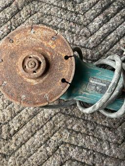 Makita 1412 4" tool & Chicago 4 1/2" angle grinder, both turned on