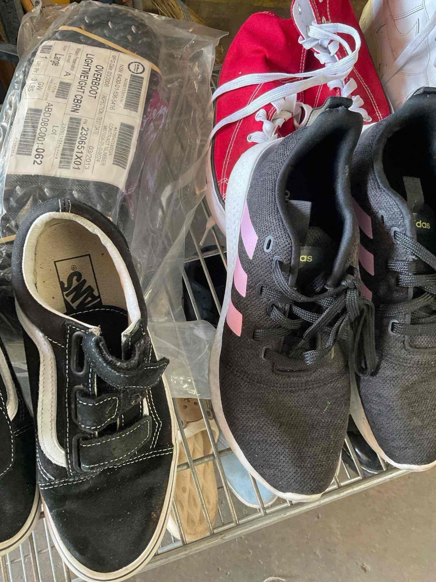 Assorted style, brands, and size shoes. 20 pairs