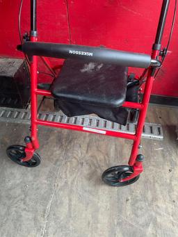 McKesson Walker with seat & wheels