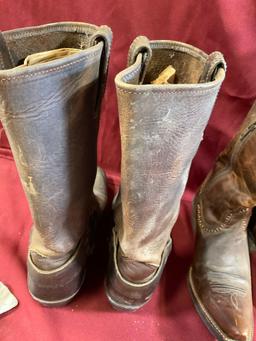 Frye Seems to be size 6 boots & Ariat size 6.5 boots