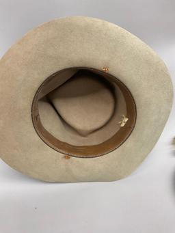 Made in Australia hat ( unknown size) & extra hat band