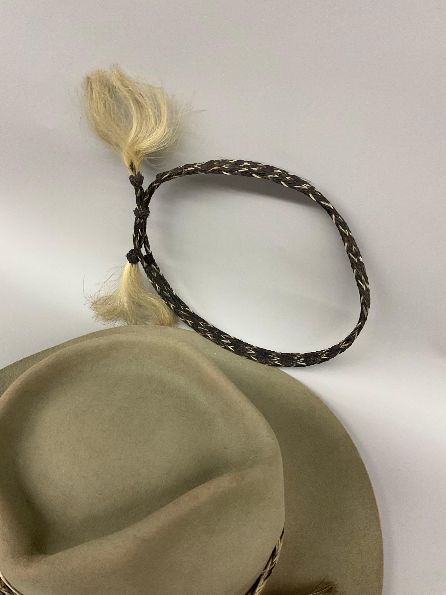 Made in Australia hat ( unknown size) & extra hat band