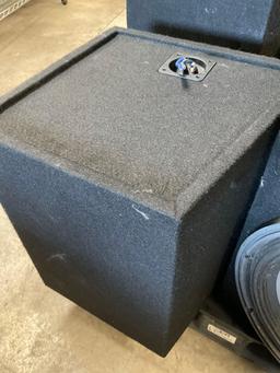 12" RockFord Fosgate subwoofer. Box 15" x19" x 16"