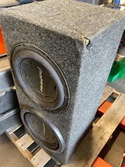 12" Pioneer dual subwoofer, Box 14" x 32" x 14"