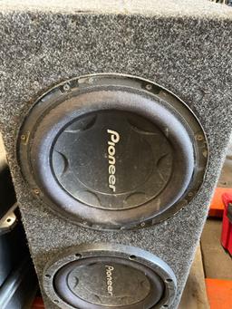 12" Pioneer dual subwoofer, Box 14" x 32" x 14"