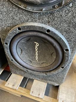 12" Pioneer dual subwoofer, Box 14" x 32" x 14"