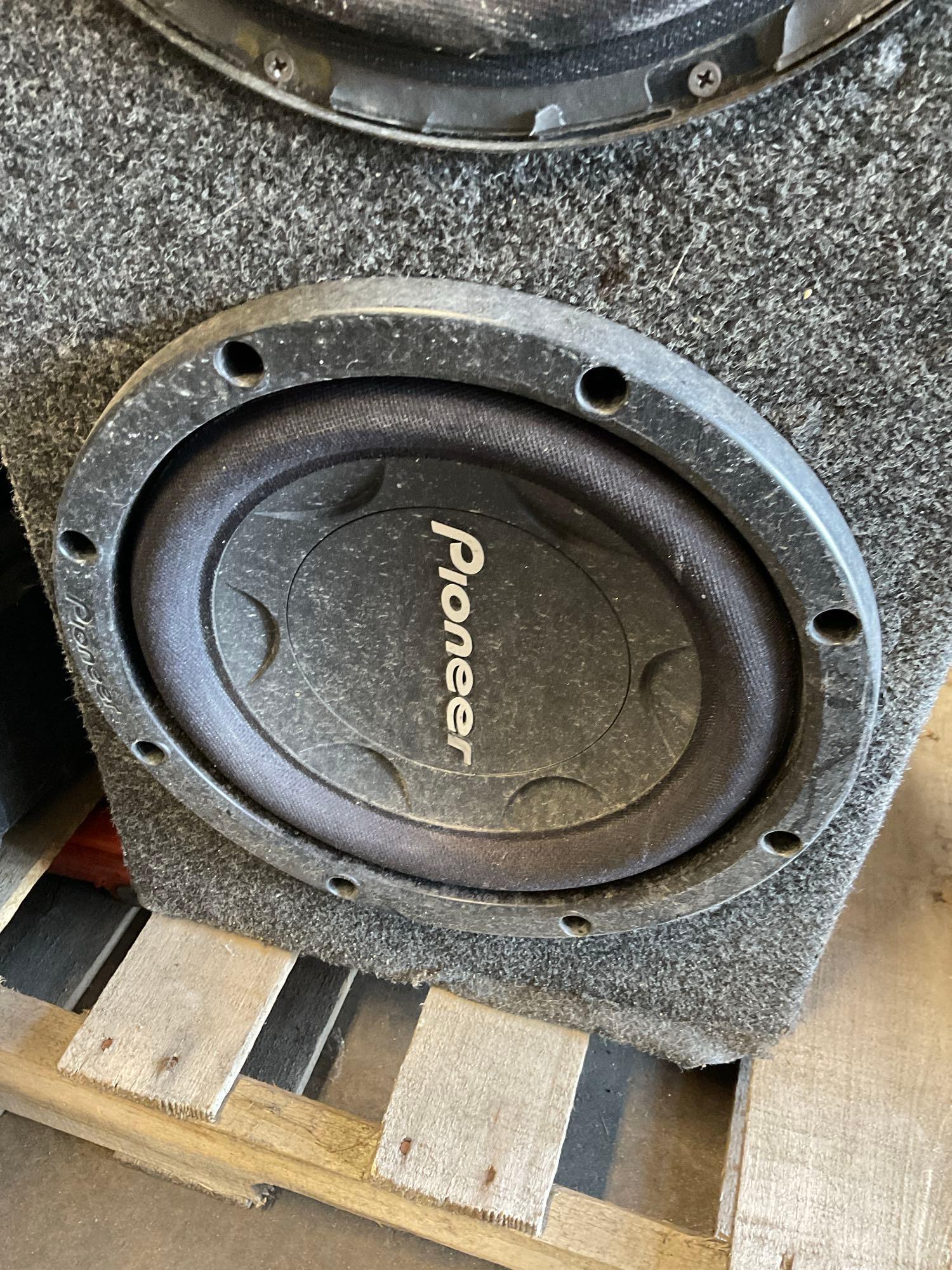 12" Pioneer dual subwoofer, Box 14" x 32" x 14"