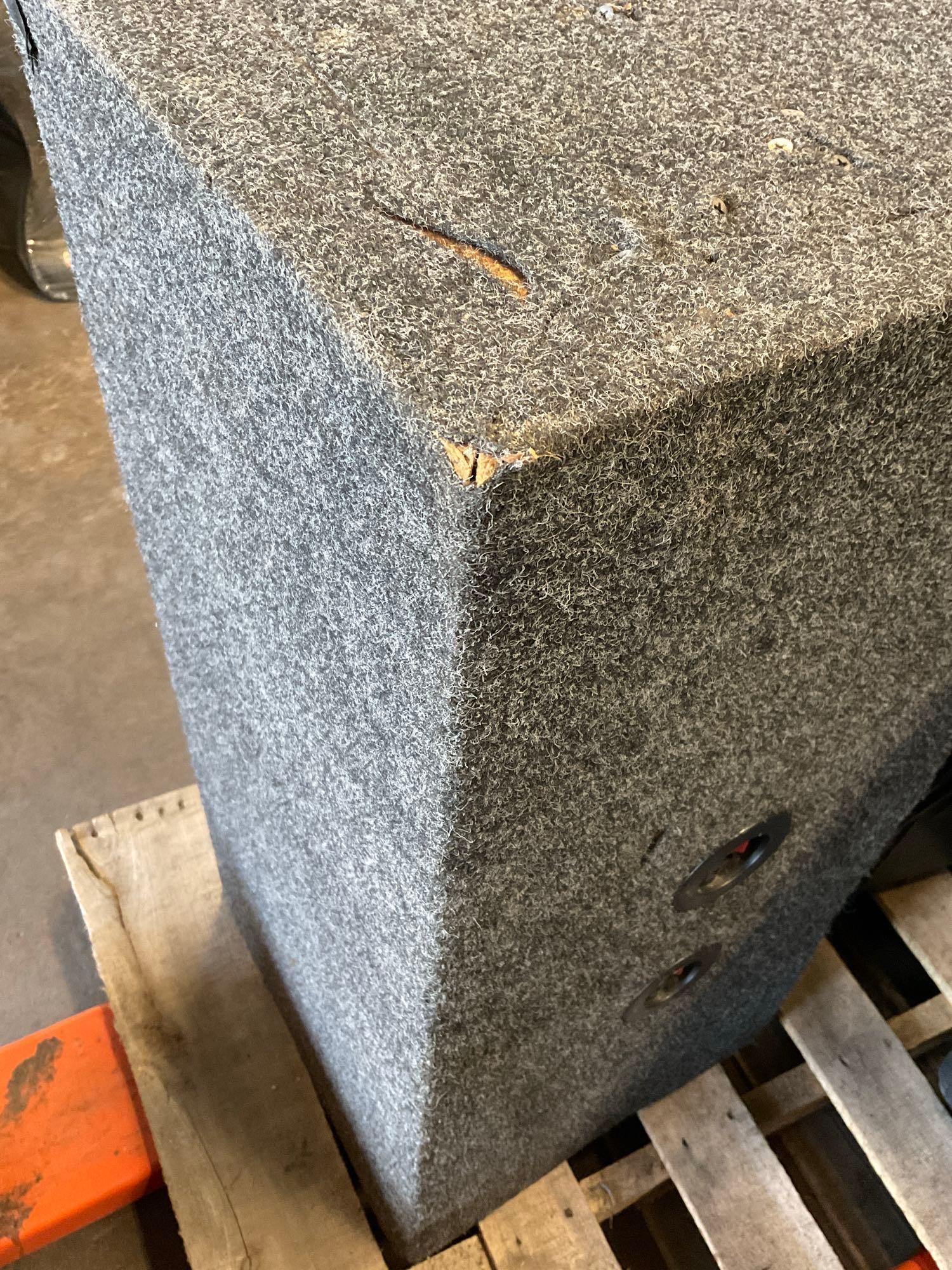 12" Pioneer dual subwoofer, Box 14" x 32" x 14"