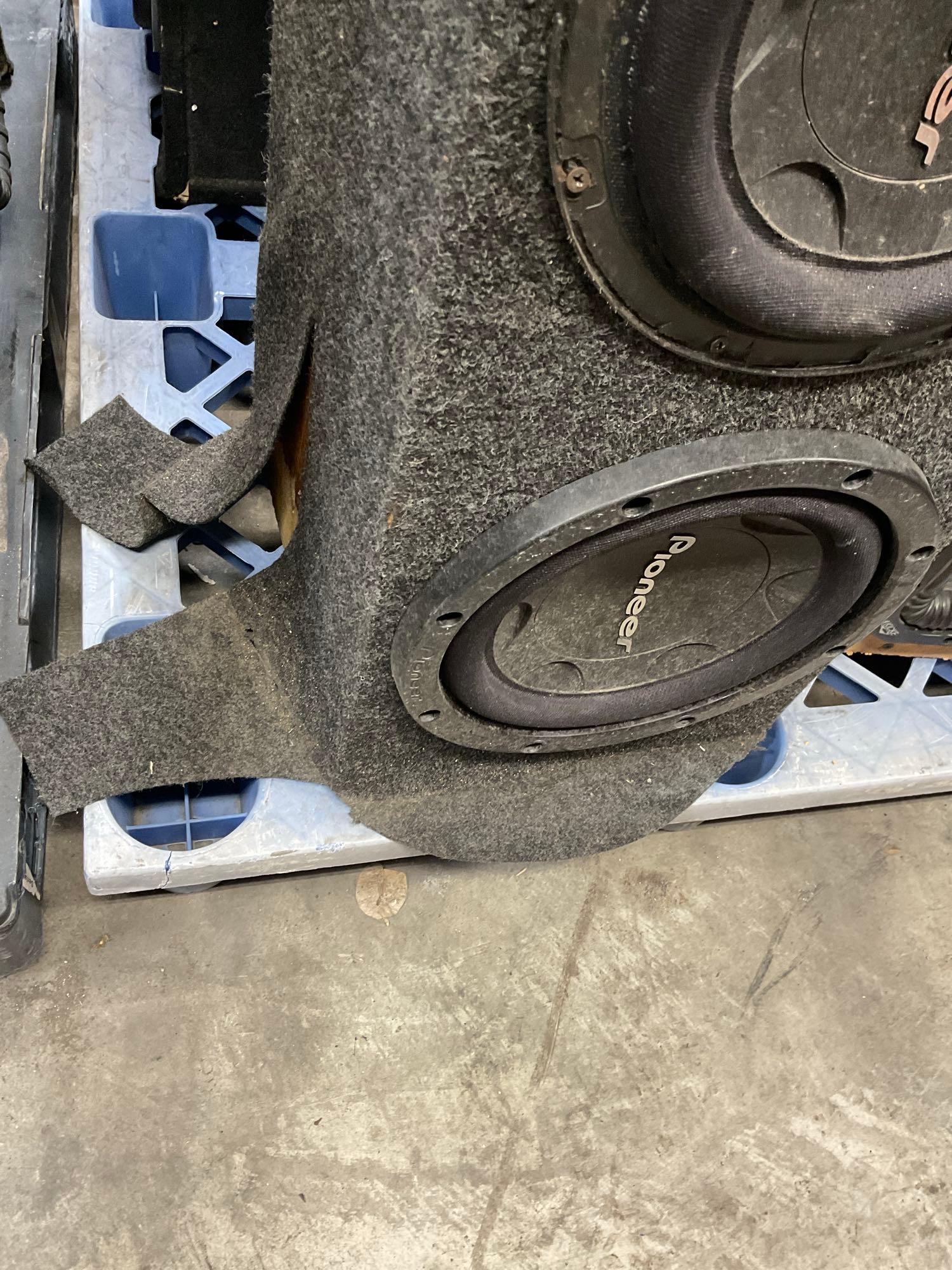 12" Pioneer dual subwoofer, Box 14" x 32" x 14"