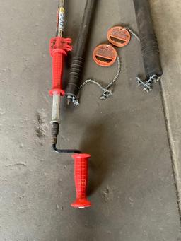 Ridgid drain & two pipe plugs