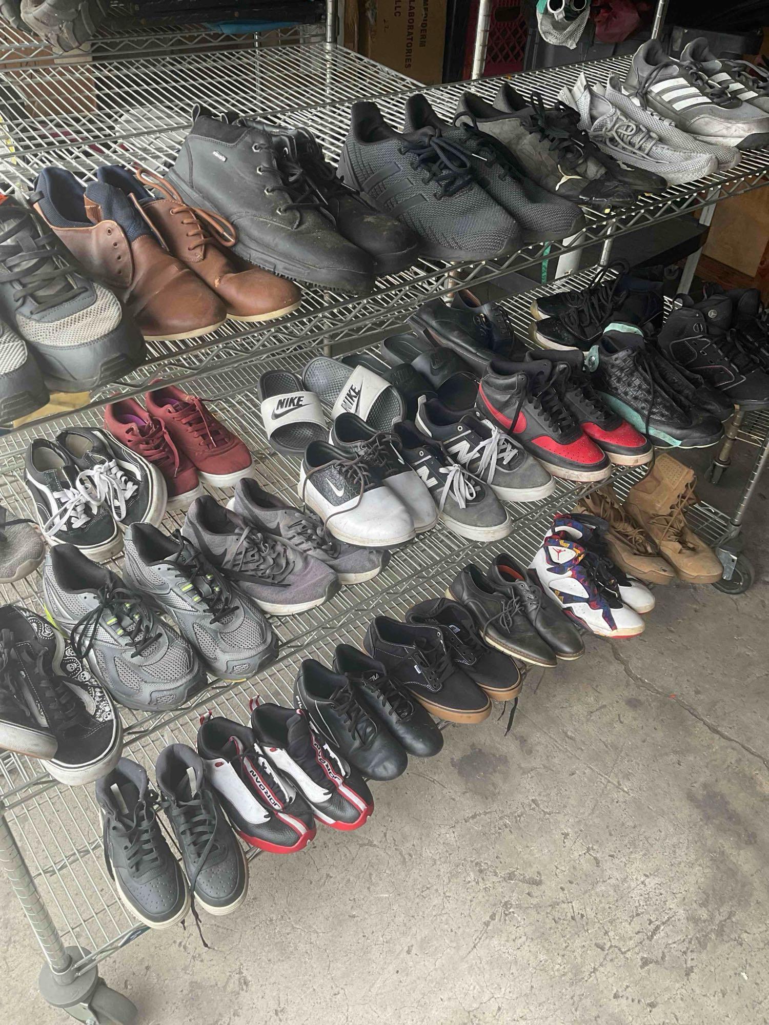 Assorted shoes. Adidas, Nike, Puma, Fila, Vans, etc. 30 pairs