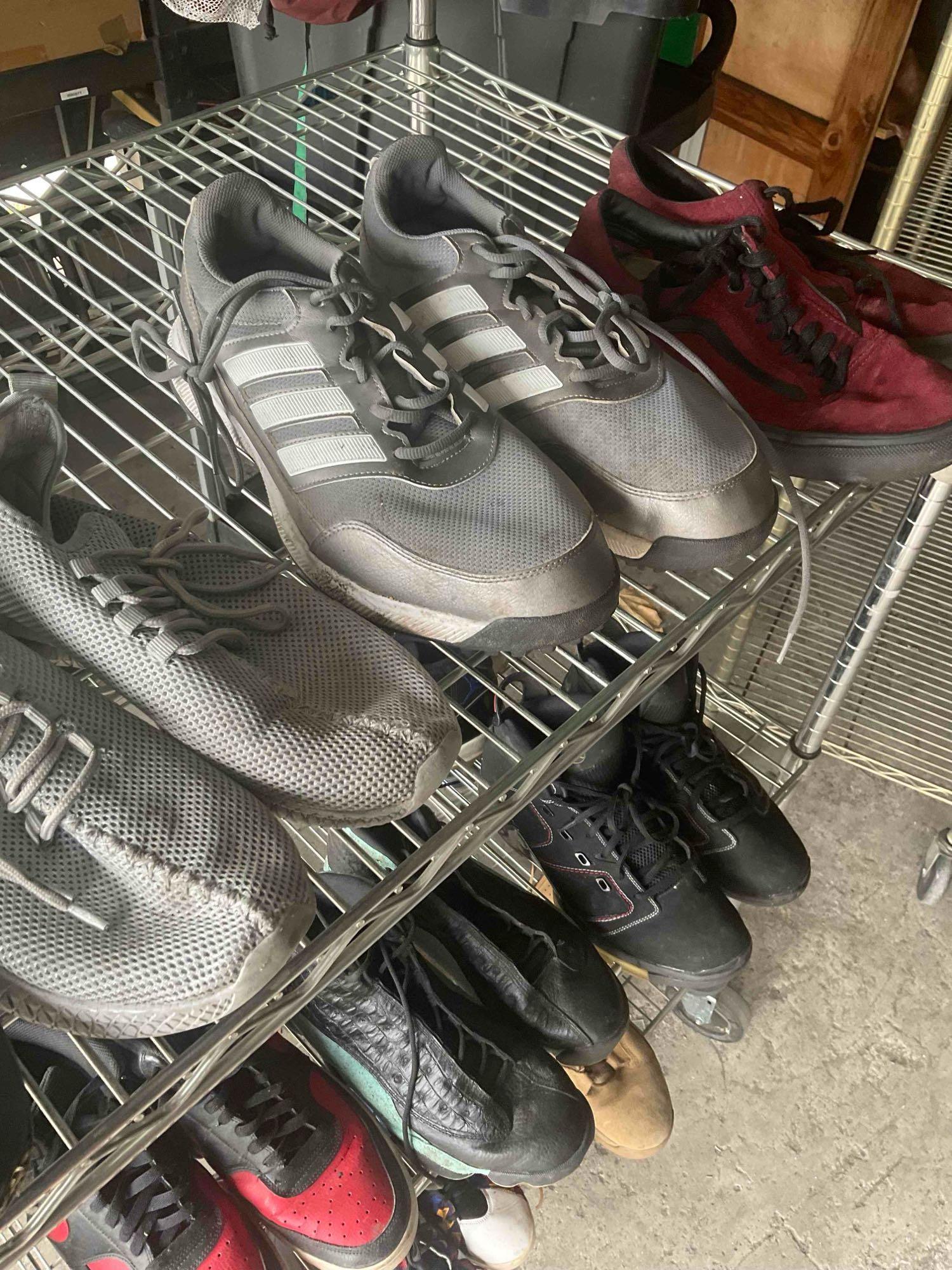 Assorted shoes. Adidas, Nike, Puma, Fila, Vans, etc. 30 pairs
