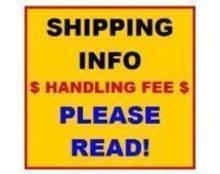 ****SHIPPING INFORMATION READ BEFORE BIDDING****