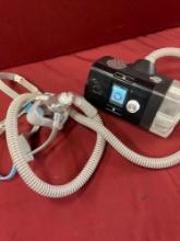 Resmed Air Sense 10 CPAP machine, turned on