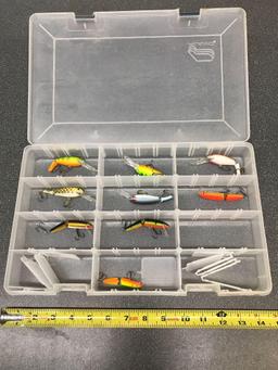 Plano tackle box with lures