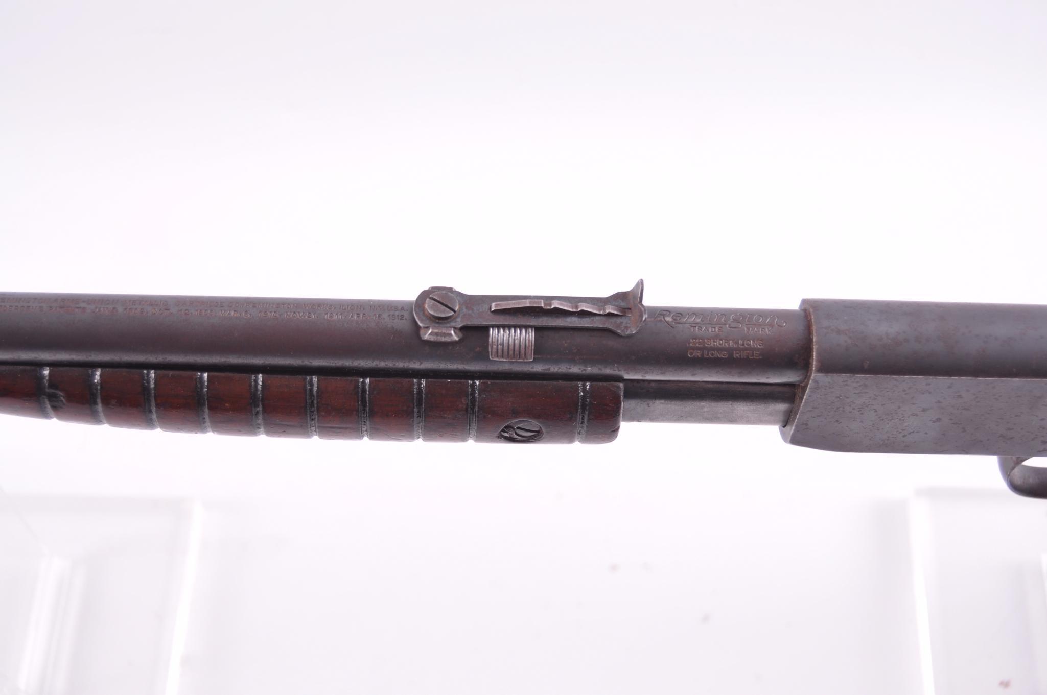 Remington model 12-a 22 S,L,LR cal. pump action rifle