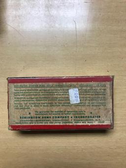 Full box of Remington kleanbore 30?30 Winchester express vintage ammunition