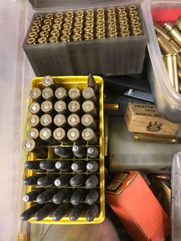 Group of vintage ammunition, bullets, and casings