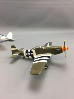 Group of 4 die-cast Fighter Airplanes and more