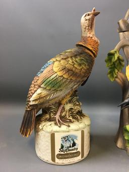 Group of 3 Ski Country Limited Edition Decanters