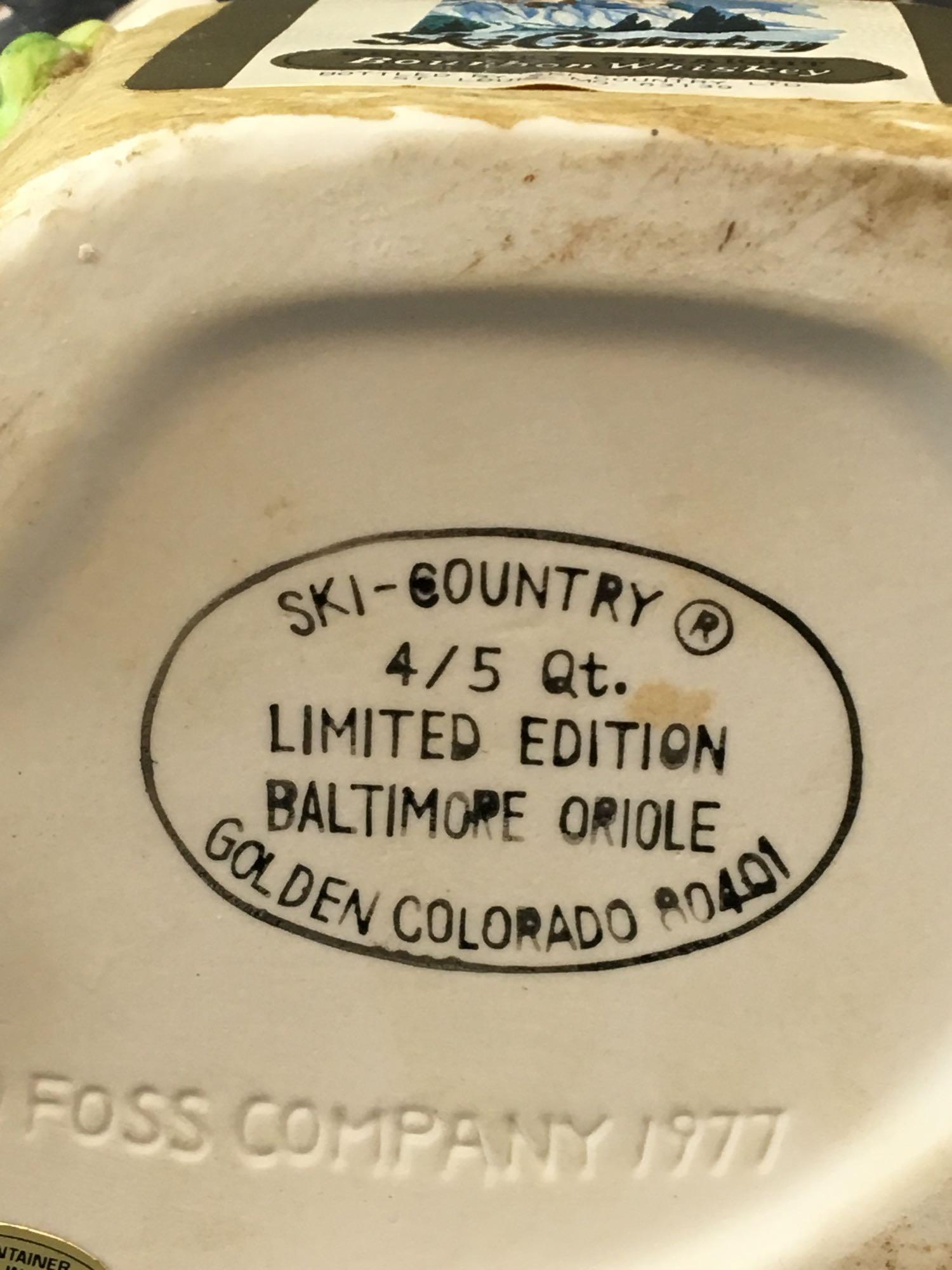 Group of 3 Ski Country Limited Edition Decanters