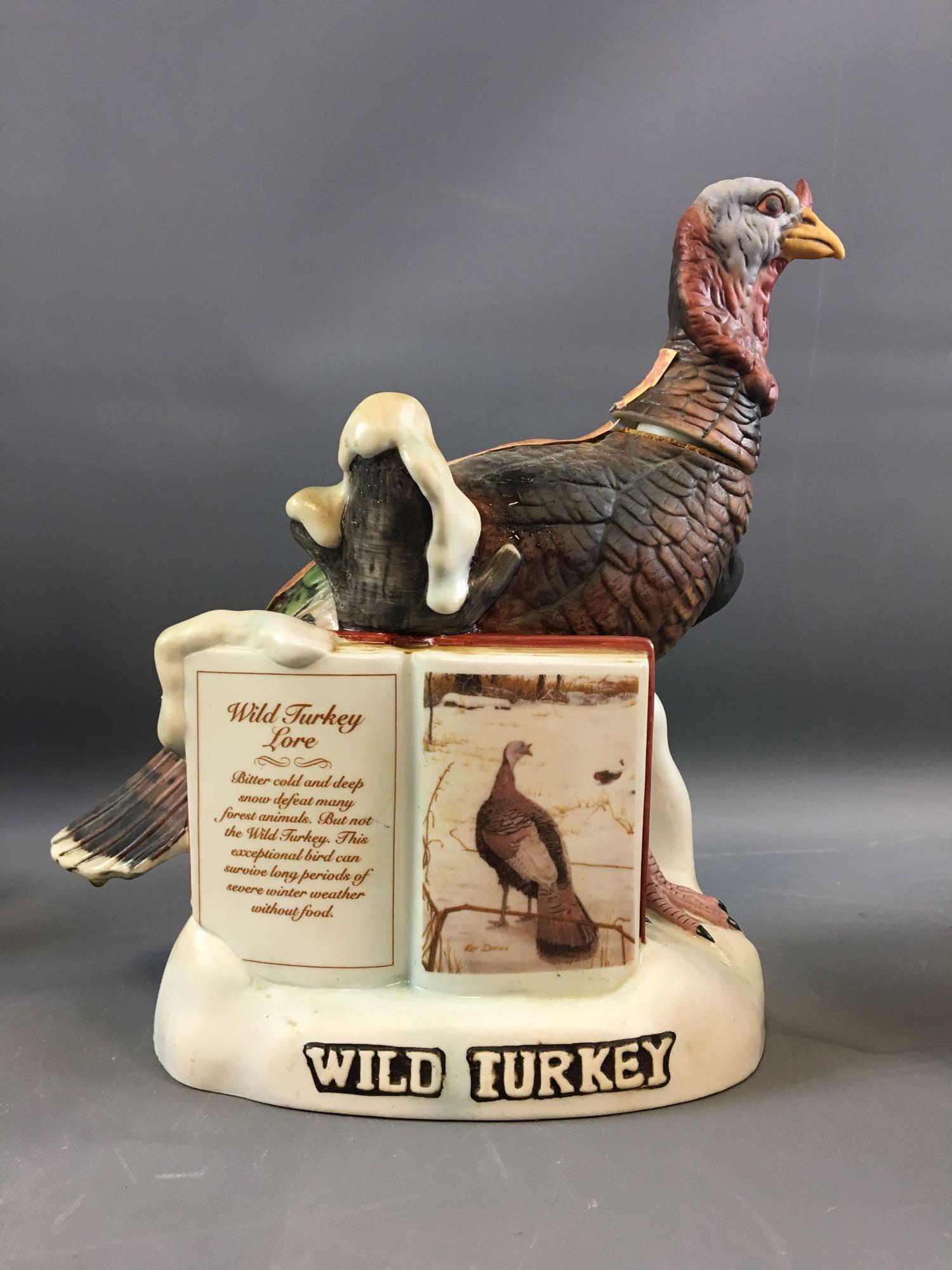 Group of 4 Wild Turkey Limited Edition Decanters