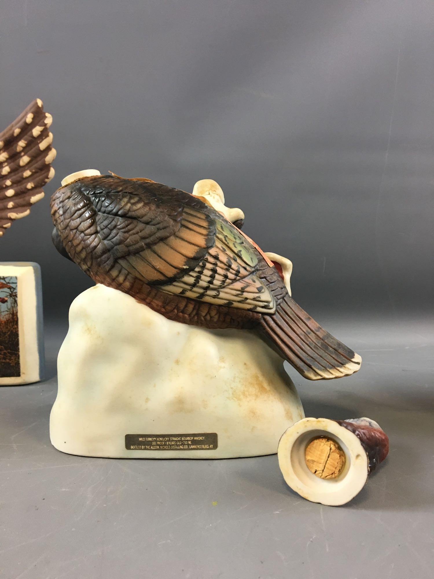 Group of 4 Wild Turkey Limited Edition Decanters