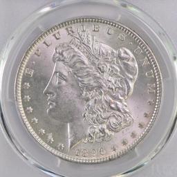 1896 P Morgan Silver Dollar (PCGS) MS64.