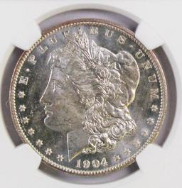 1904 O Morgan Silver Dollar (NGC) MS64PL.