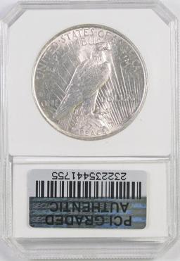 1924 P Peace Silver Dollar (PCI) MS64.