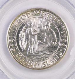 1936 S Rhode Island Commemorative Silver Half Dollar (PCGS) MS64.