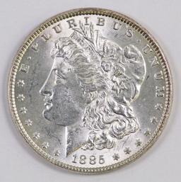 1885 P Morgan Silver Dollar.