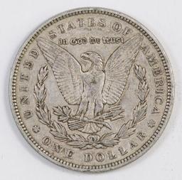 1893 P Morgan Silver Dollar.